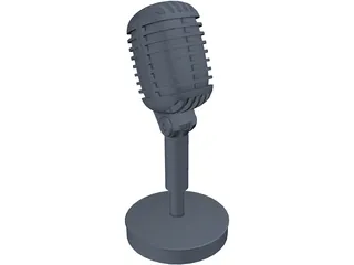 Shure 55 Microphone 3D Model