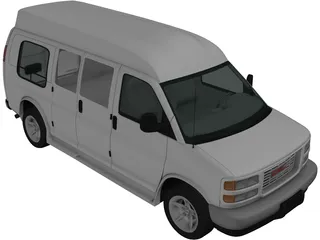 GMC Savana (1997) 3D Model