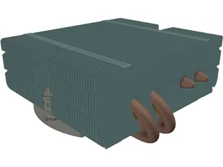 Noctua NH-L9X65 CPU Cooler 3D Model