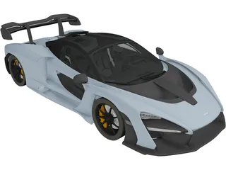 McLaren Senna (2019) 3D Model