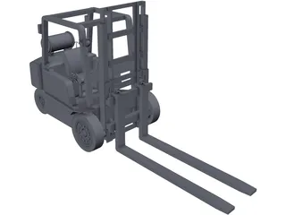 Forklift 3D Model