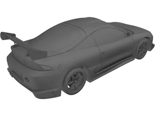 Mitsubishi Eclipse (1995) 3D Model
