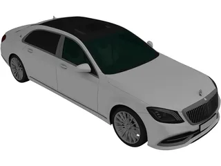Mercedes-Maybach S650 [W222] 3D Model