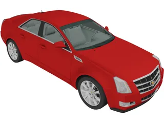 Cadillac CTS Sedan (2007) 3D Model