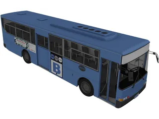 Daewoo Korea Bus 3D Model