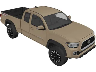 Toyota Tacoma TRD (2016) 3D Model