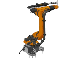 KUKA Quantec KR-120 R2700-2 3D Model