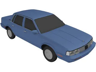 Oldsmobile Cutlass Ciera (1986) 3D Model