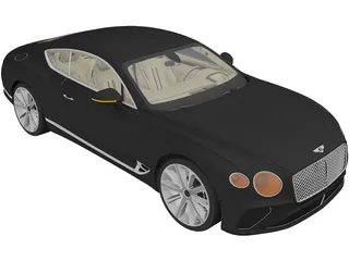 Bentley Continental GT (2019) 3D Model