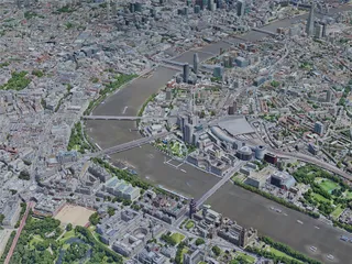 London City, UK (2019) 3D Model