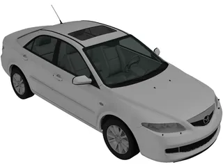 Mazda 6 Sedan (2002) 3D Model