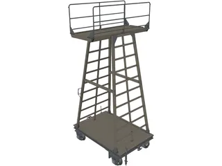 Tower Car 3D Model