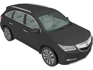 Acura MDX (2014) 3D Model