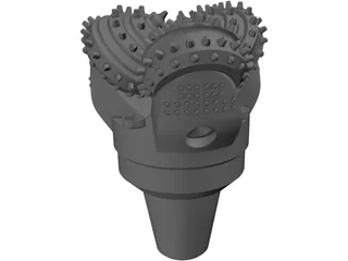 Tricone Drill Bit 3D Model