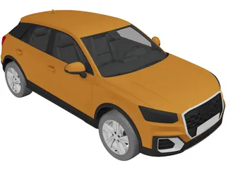 Audi Q2 (2017) 3D Model