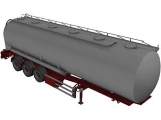 LAG Bulktrailer 3D Model