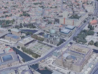 Berlin City, Germany (2019) 3D Model