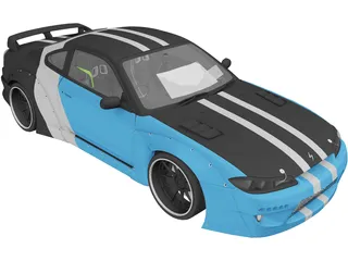 Nissan Silvia S15 Rocket Bunny 3D Model