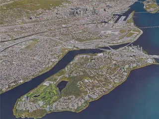 Montreal City, QC, Canada (2019) 3D Model