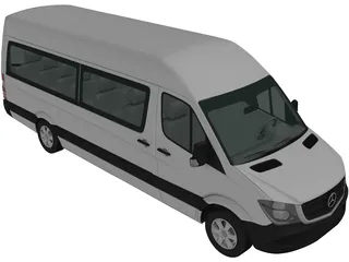 Mercedes-Benz Sprinter H2L3 (2013) 3D Model