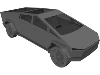 Tesla Cybertruck (2019) 3D Model