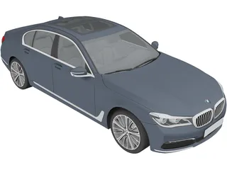 BMW 750i 7-series [G11] (2016) 3D Model