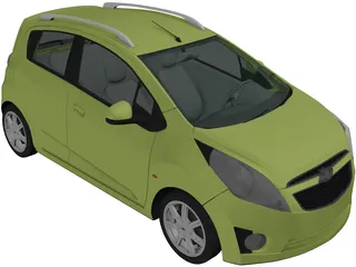 Chevrolet Beat (2010) 3D Model