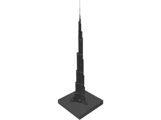 Burj Khalifa 3D Model