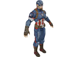 Capitan America Age of Ultron 3D Model