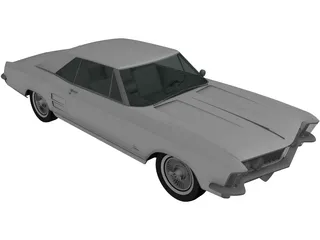 Buick Riviera (1963) 3D Model