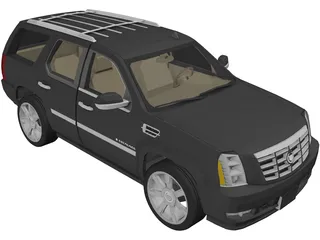 Cadillac Escalade (2008) 3D Model