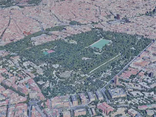 Madrid City, Spain (2019) 3D Model