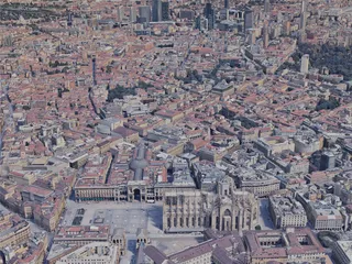 Milan City, Italy (2019) 3D Model