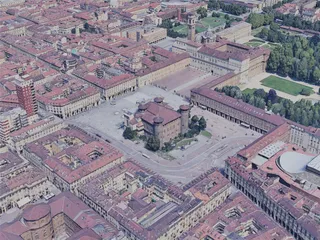 Turin City, Italy (2019) 3D Model