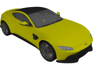 Aston Martin Vantage (2019) 3D Model