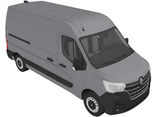 Renault Master (2020) 3D Model