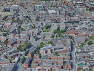 Dublin City, Ireland (2019) 3D Model