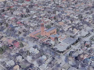 Lincoln City, NE, USA (2019) 3D Model