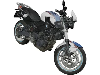 BMW F800R 3D Model