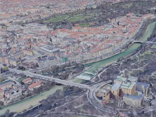 Munich City, Germany (2019) 3D Model