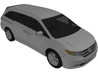 Honda Odyssey (2011) 3D Model