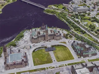 Ottawa City, ON, Canada (2019) 3D Model