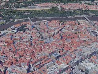 Prague City, Czechia (2019) 3D Model