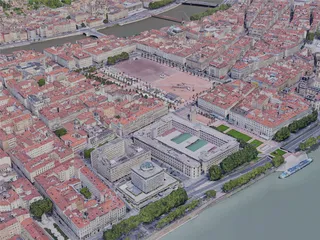 Lyon City, France (2019) 3D Model