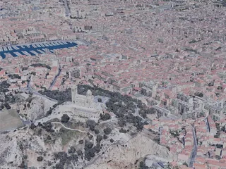 Marseille City, France (2019) 3D Model