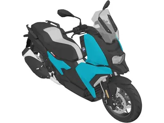 BMW C400X Sport (2018) 3D Model