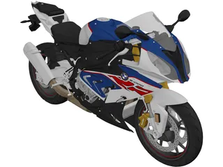 BMW S 1000 RR (2018) 3D Model