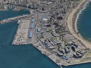 Durban City, South Africa (2019) 3D Model