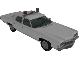 Chevrolet Impala Police (1972) 3D Model