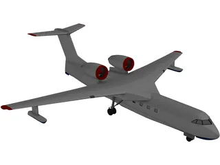 Beriev Be-200 Altair 3D Model